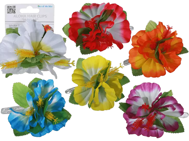 Hiuskukka klipsulla Aloha Hawaii - Hiuskoristeet - PIN246 - 1