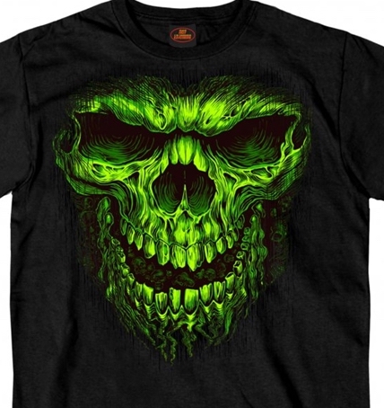 Hot Leathers Shredder Skull T-Shirt - T-paidat - TP1266 - 1