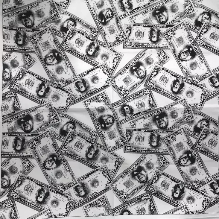 Huivi valkoinen, Dollars - Huivit - HU456 - 1