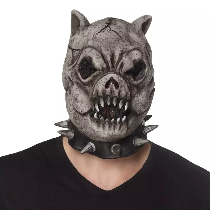 Ilkeä Bulldog - kuminaamari - Kallot, Halloweenrekvisiitta - HOR326 - 1