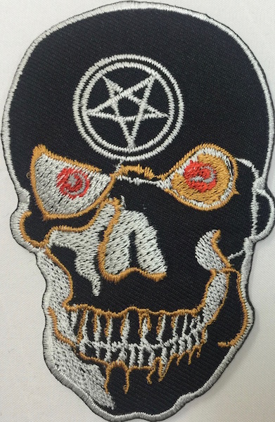 Kangasmerkki, Kallo, merkki otsassa - Kangasmerkit - K1256 - 1