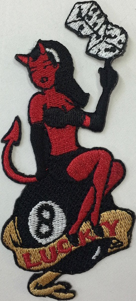 Kangasmerkki, Lucky - Kangasmerkit - K1276 - 1