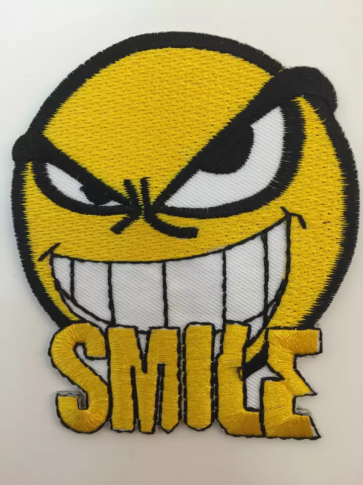 Kangasmerkki, Smile - Kangasmerkit - K1106 - 1