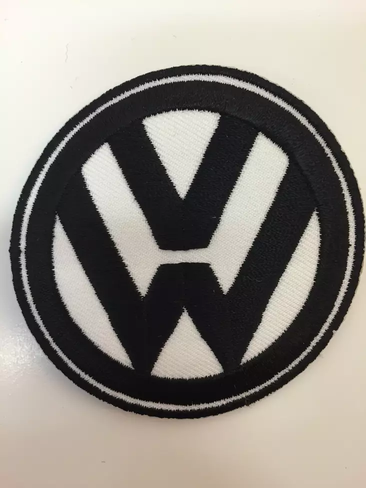 Kangasmerkki, VW, musta - Kangasmerkit - K1096 - 1