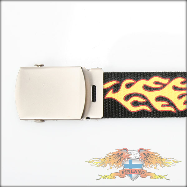 Kangasvyö, Musta, Liekillä - Kangasvyöt - KGV16 - 1