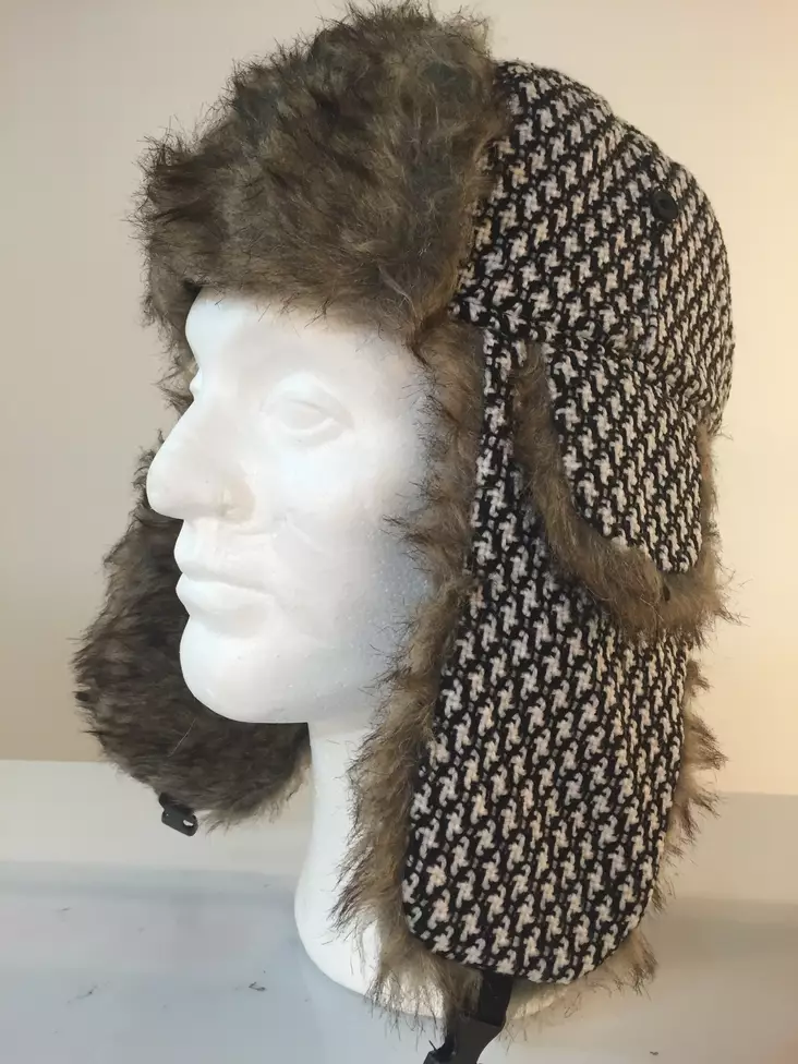 Karvalakki, musta-valkoinen, koko 58 - Karvalakit - KAR36 - 1