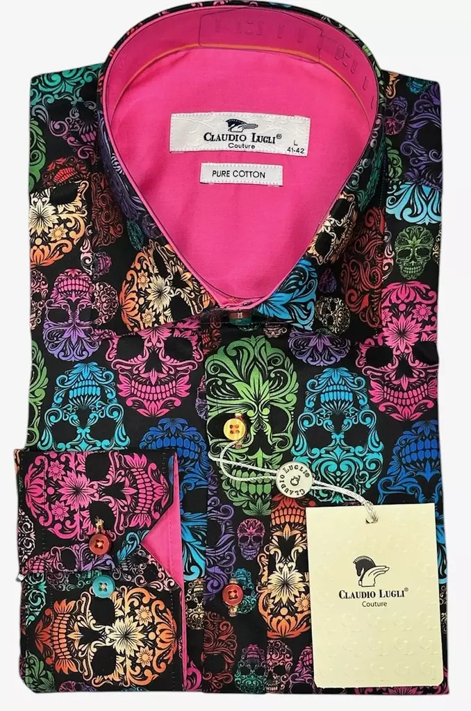 Kauluspaita Colour Skull - Kauluspaidat - KP276 - 1