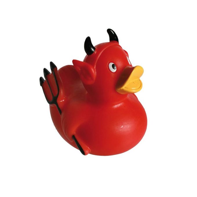 Kumiankka,Piru, punainen, n.8cm - Kumiankat - PRT516 - 1