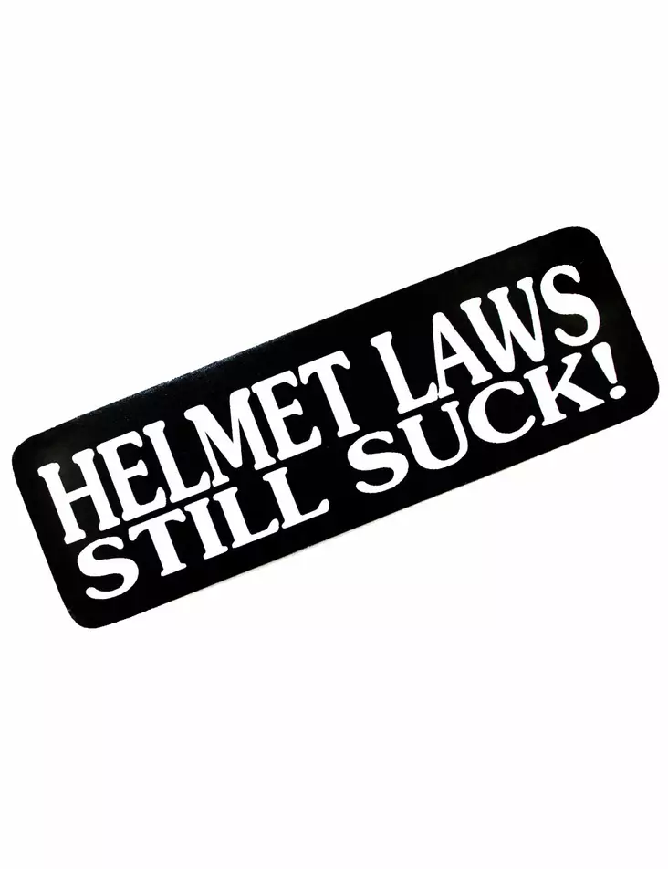 Kypärätarra, Helmet Laws Still Suck! - Tarrat - TAR96 - 1