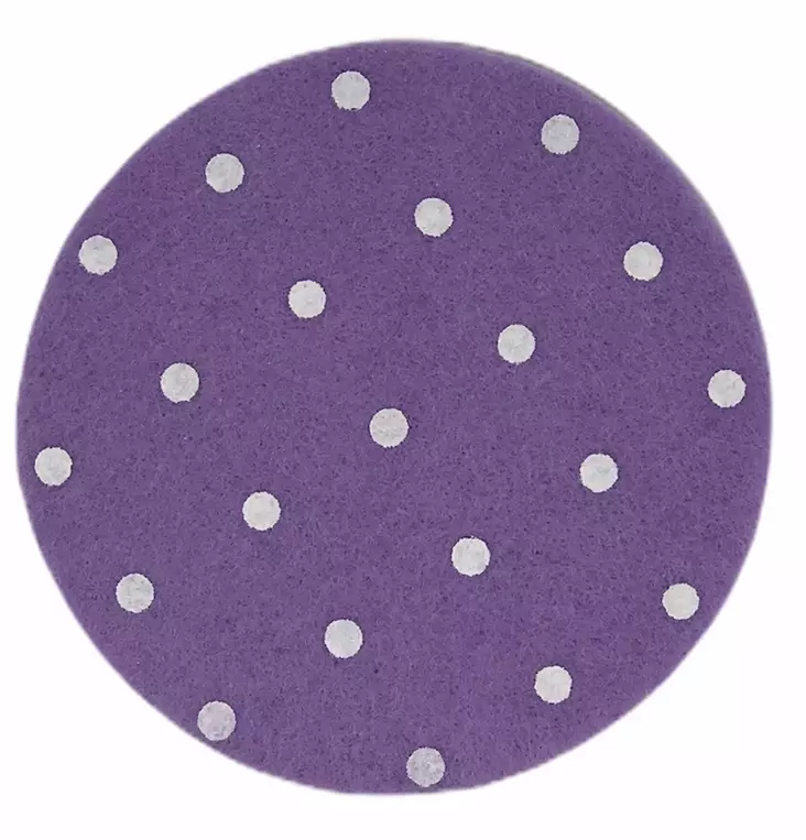 Lasinaluset 4 kpl pilkullinen huopa - Keittiötarvikkeet - PRT1006 - 1