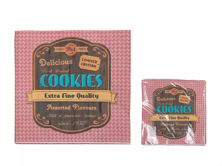 Lautasliina, Cookies 20kpl - Servetit - SER16 - 1