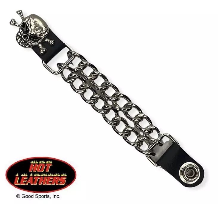 Liivilukko Skull & Bones 4", 1 kpl - Nahkaliivit - VXC1006 - 1