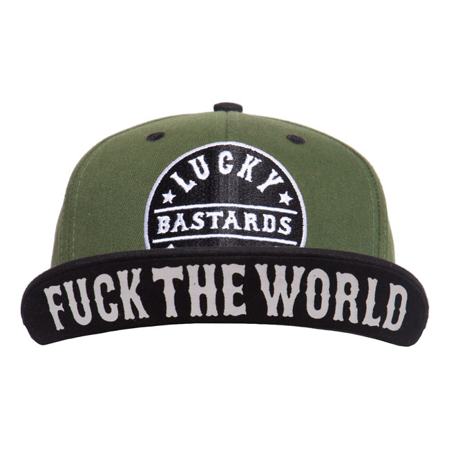 Lippis King Kerosin Fuck The World green - Lippikset - LC526 - 1