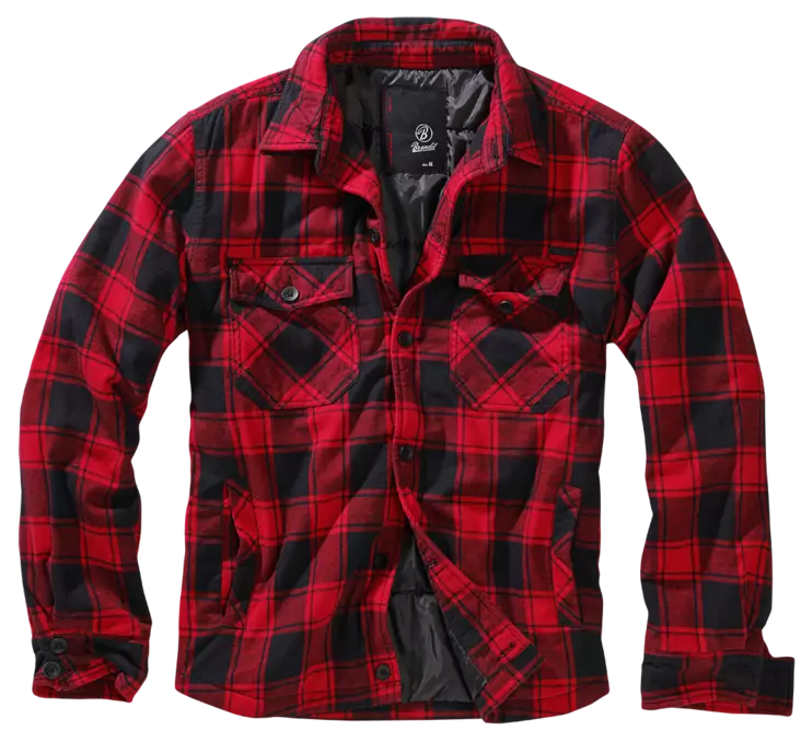 Lumberjacket Punamusta Brandit - Kangastakit - T426 - 1