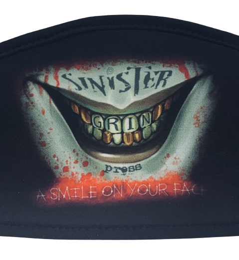 Maski Sinister metallinen hymynaama - Maskit - MASKIK46 - 1