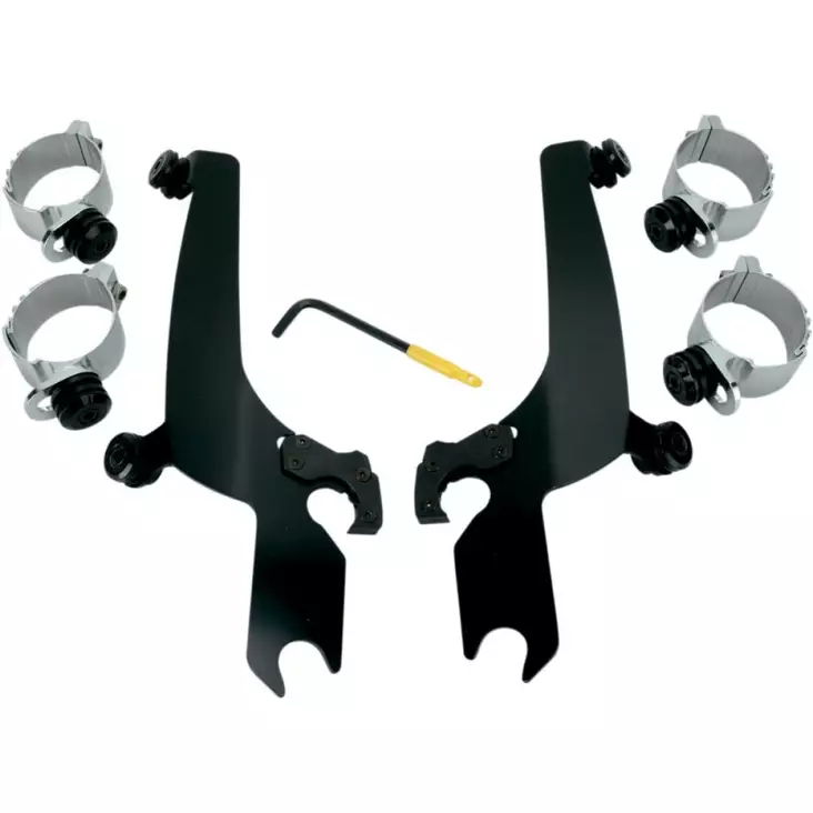 MOUNTING KIT TRIGGER-LOCK SPORTSHIELD-WINDSHIELD BLACK - Tuulilasit ja etumaskit - 23200076 - 1