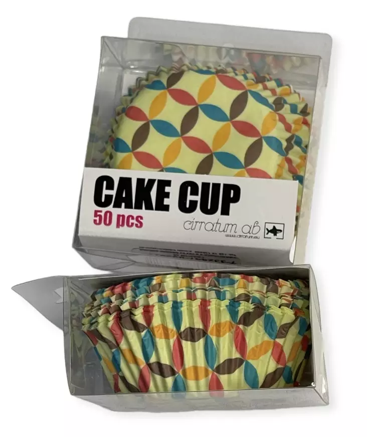 Muffinssivuoka 50 kpl, värikäs - Muffinsivuoat - MUF6 - 1