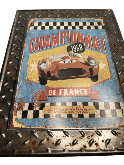 Peltikyltti CHAMPIONNAT 30x40cm - Taulut, kehykset - PELT236 - 1