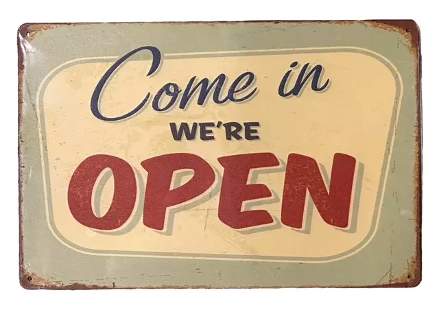 Peltikyltti Open - Taulut, kehykset - PELT446 - 1