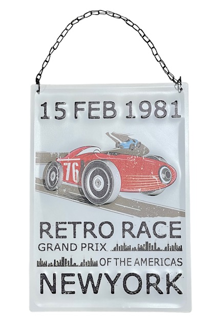 Peltikyltti Retro Race 1981 - Taulut, kehykset - PELT356 - 1