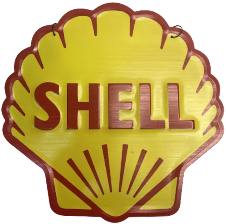 Peltikyltti SHELL old logo 40x40cm - Taulut, kehykset - PELT266 - 1