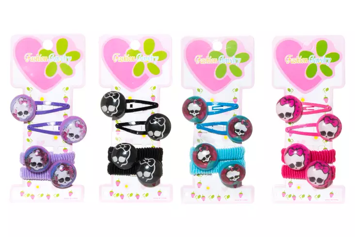 Pinni ja Pompula. 4 väriä. - Hiuskoristeet - pin186 - 1