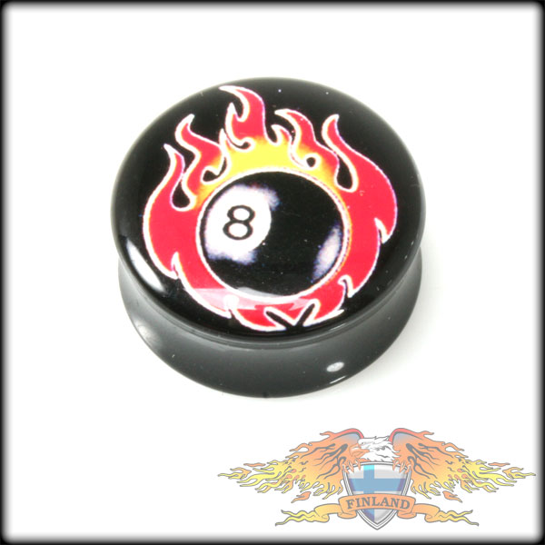 Plugi, kasipallo & liekit, lävistyskoru - Plugit ja tunnelit - PLU26 - 1