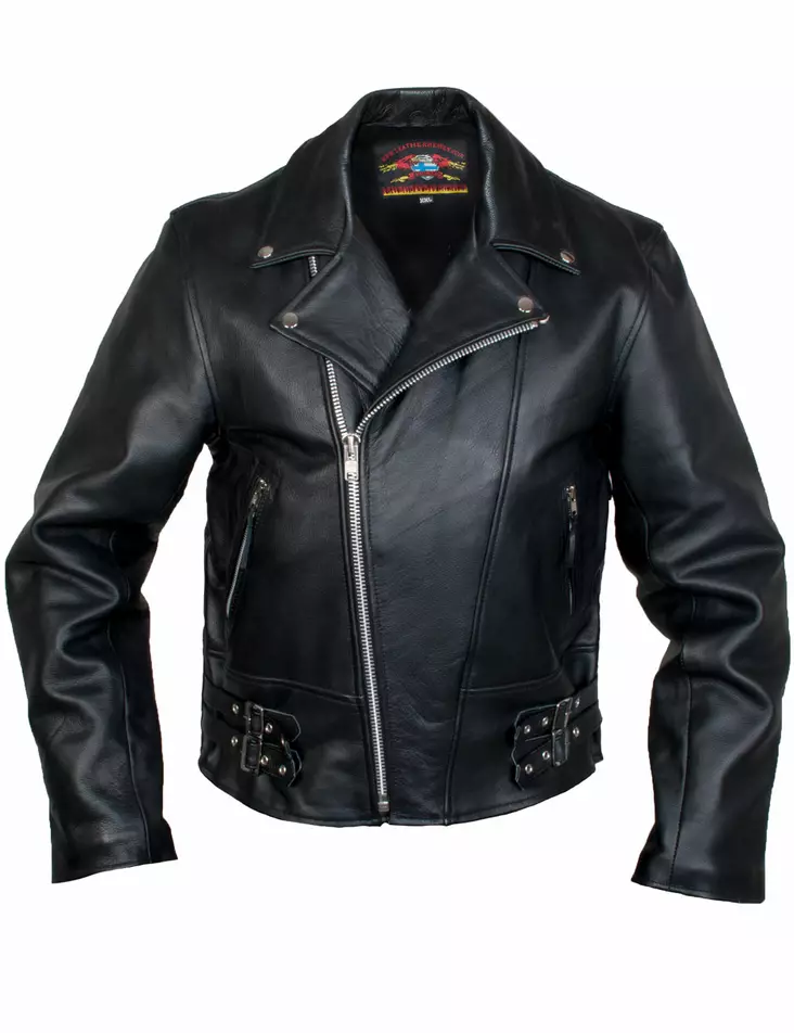 Prätkärotsi, tyköistuva, tuplasoljilla - Nahkatakit - T46 - 2