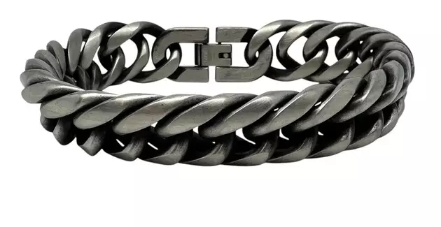 Ranneketju 15 mm matta teräs - Rannekorut - BA336 - 1