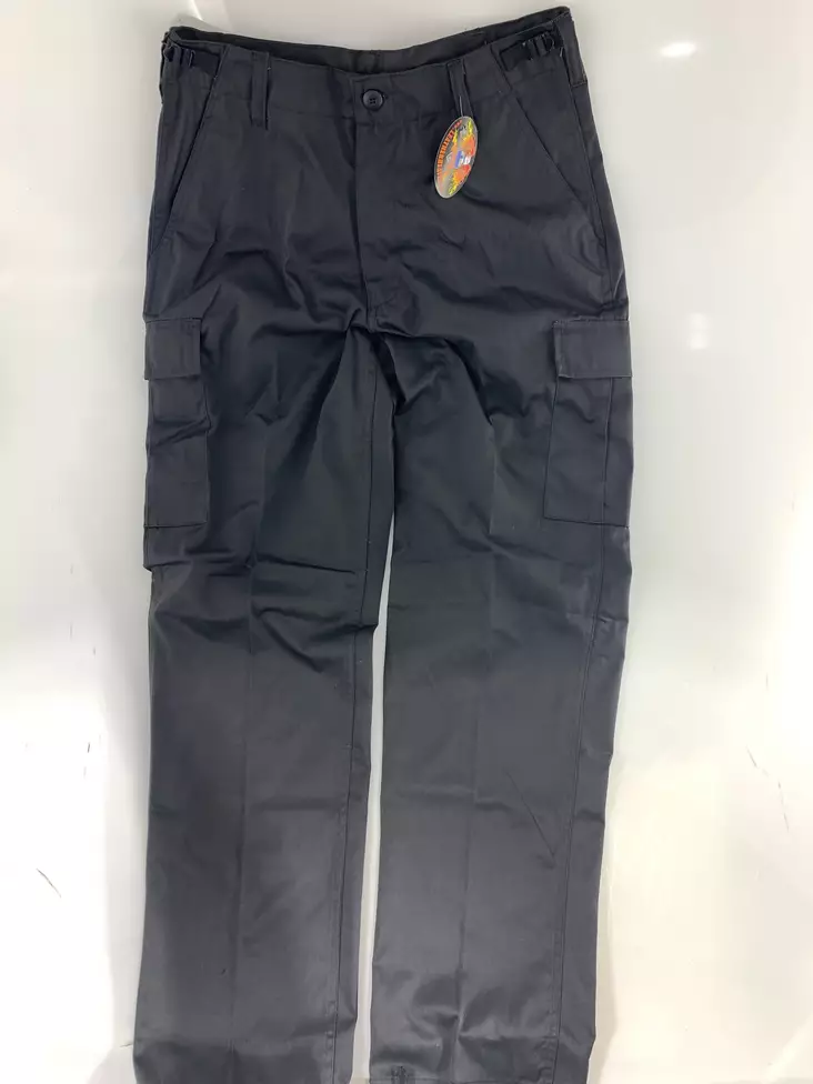 Reisitaskuhousut musta cargo pocket - Reisitaskuhousut - HO566 - 1