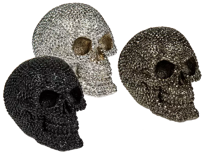 Säästökallo, lasihelmillä, eri värejä - Säästölippaat - PRT646 - 1