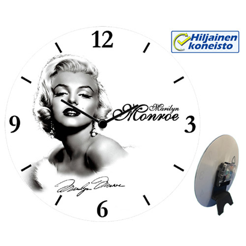 Seinä-/pöytäkello Marilyn ja nimmari - Kellot - KE156 - 1