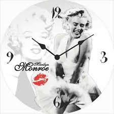 Seinäkello Marilyn ja suukko - Kellot - KE106 - 1