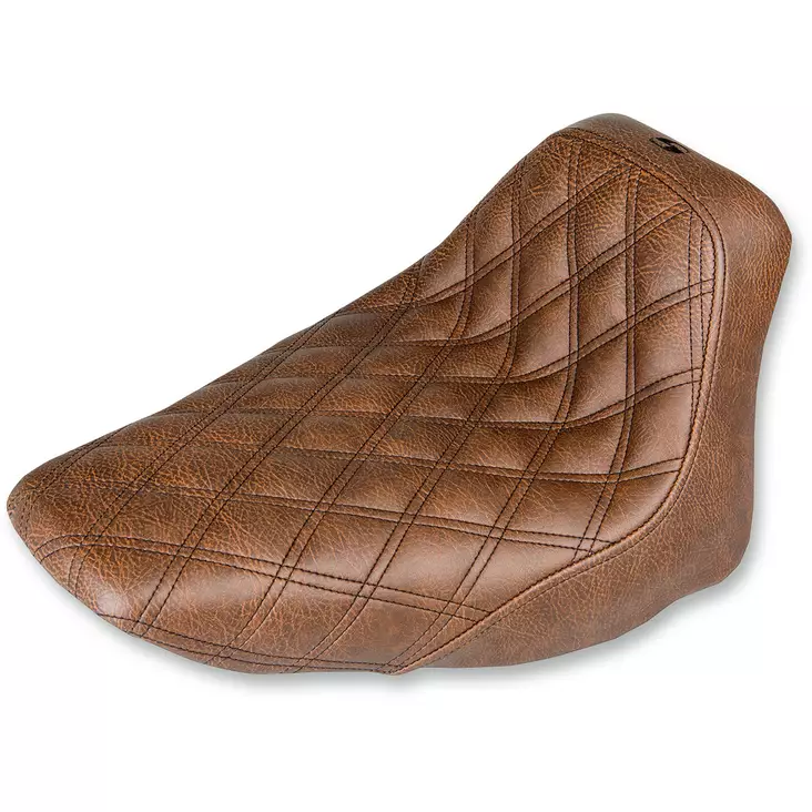 SOLO SEAT RENEGADE™ LS FRONT VINYL|SADDLEGEL™ PLAIN BROWN - Satulat ja satulanpäälliset - 08020916 - 1