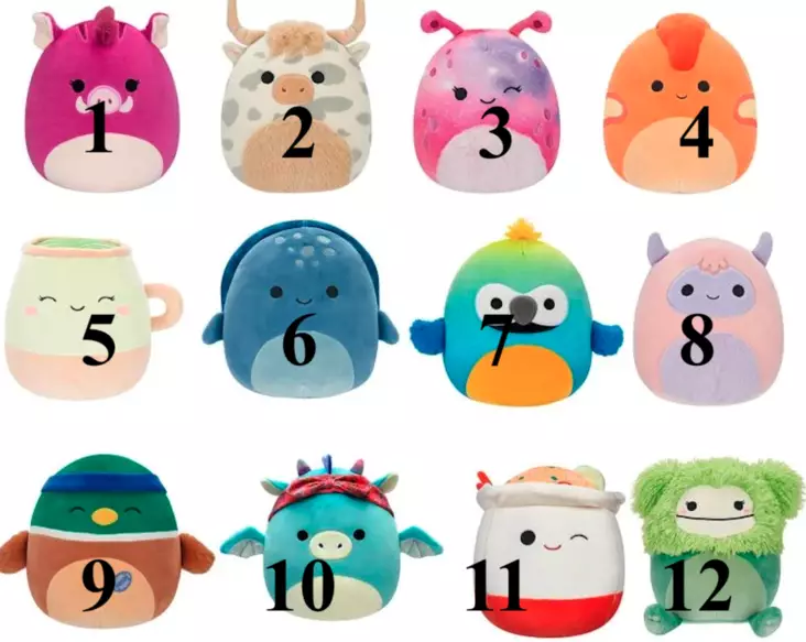 Squishmallows 19cm 12 erilaista - Lelut - LELU316 - 1