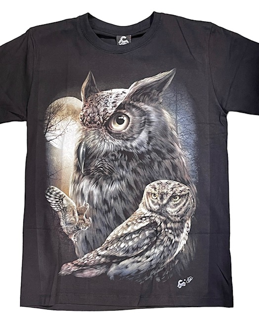 T-paita Owlie, musta - T-paidat - TP1346 - 1