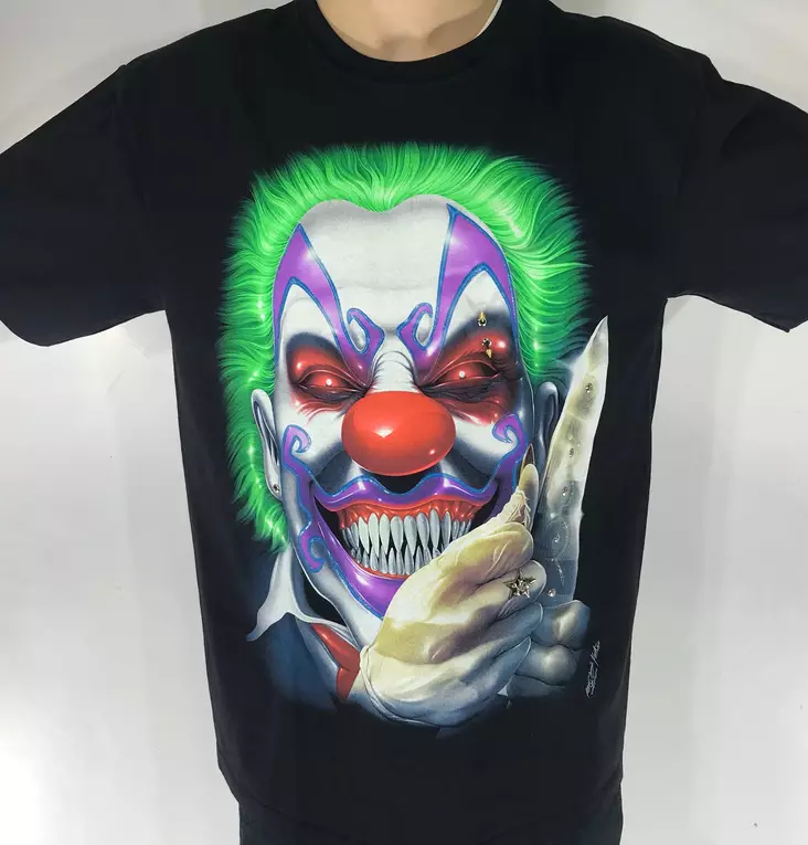 T-paita, Pierced Clown, Glow - T-paidat - TP1216 - 1