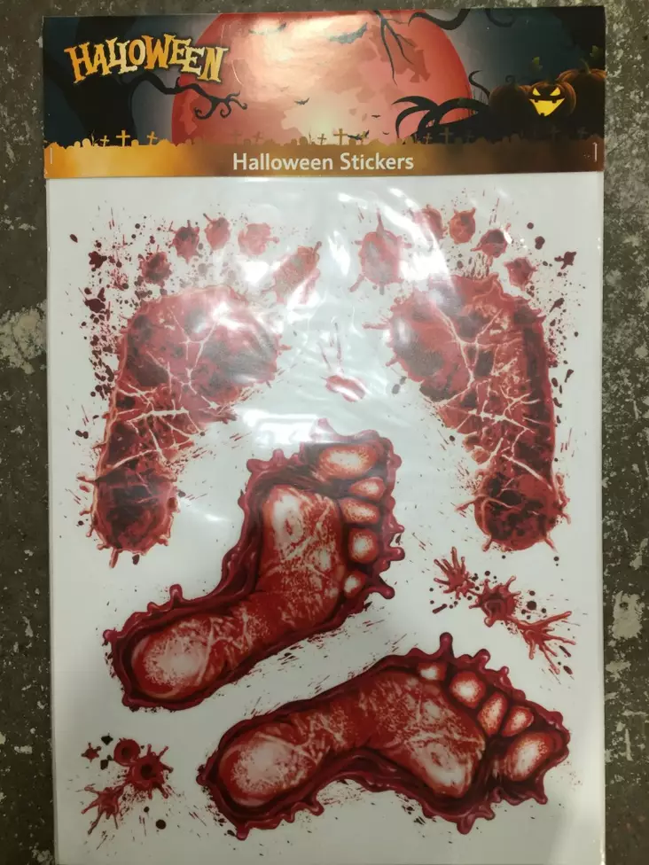 Tarra-arkki, 2 kpl Halloween - Tarrat - TAR216 - 1