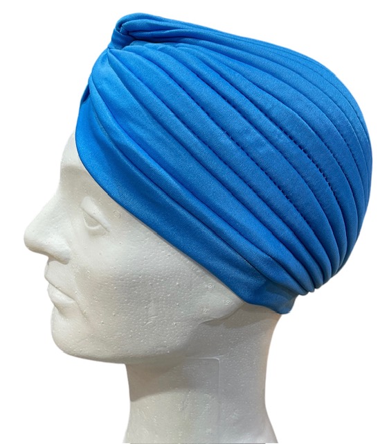 Turbaani, turkoosi - Hiuskoristeet - HAT126 - 1