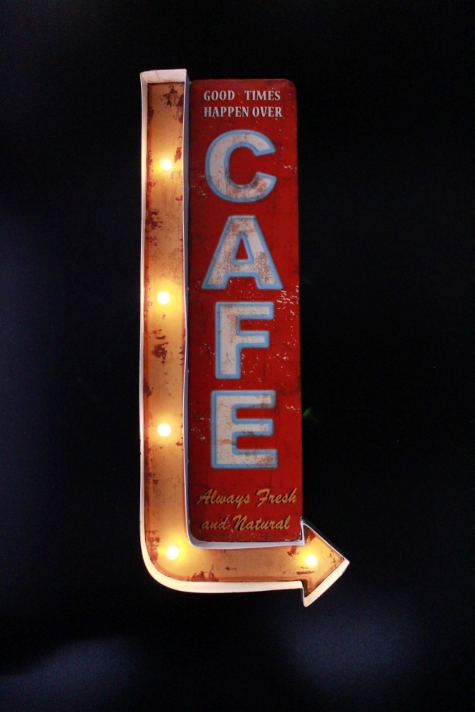 Valokyltti Cafe - Taulut, kehykset - PELT6 - 1