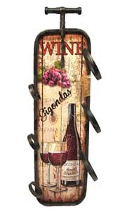 Viinipulloteline seinälle 3-pullolle - Seinälle - PRT1236 - 1