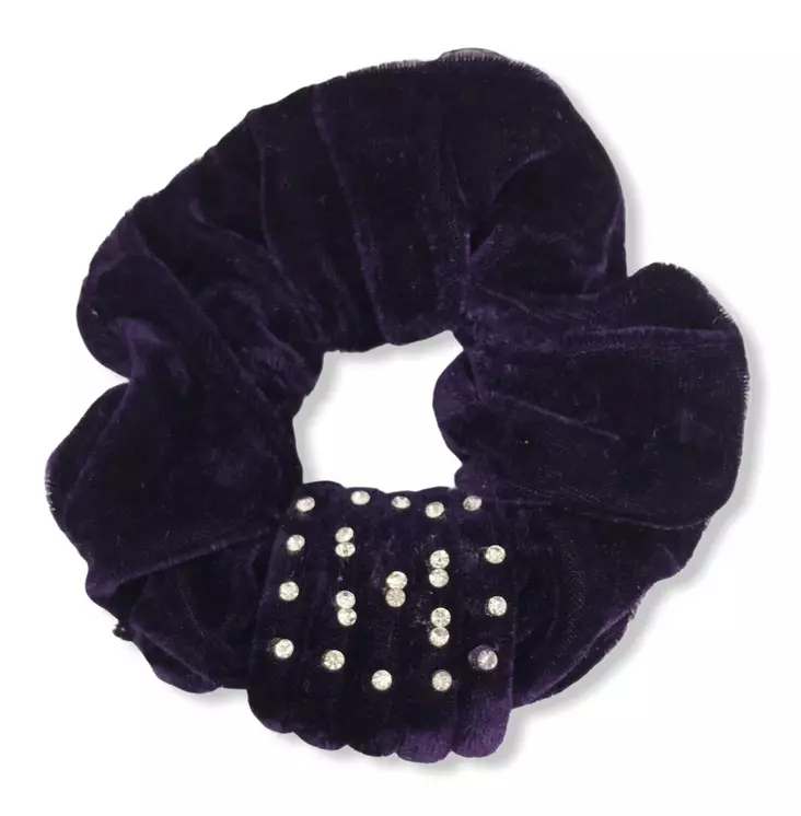 Violetti hiusdonitsi koristekivillä - Hiuskoristeet - PIN336 - 1