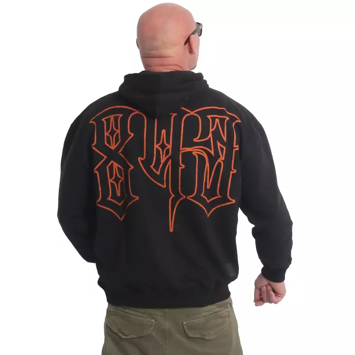 YAKUZA huppari oranssimusta US part - Hupparit - YA36 - 1