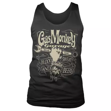 Gas Monkey Hihaton paita - Hihattomat paidat - GMG77 - 1