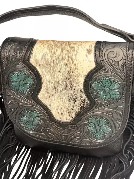 Hapsullinen käsilaukku, Cow - Laukut - NL907 - 2