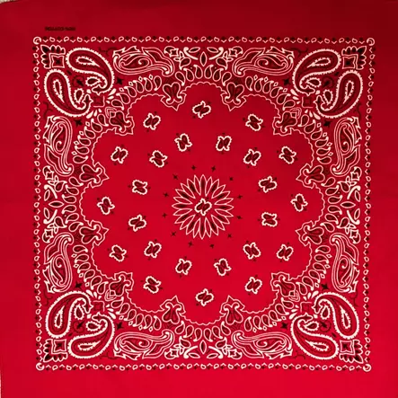 Huivi, punainen kashmir-kuvio - Huivit - HU527 - 1