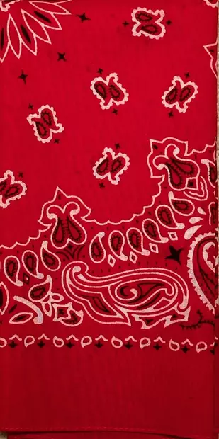 Huivi, punainen kashmir-kuvio - Huivit - HU527 - 2