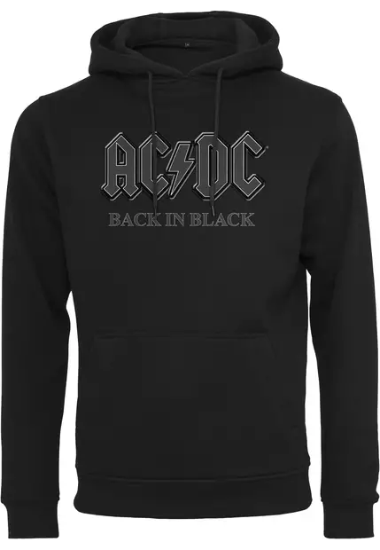Huppari AC/DC musta back in black - Hupparit - CU597 - 1