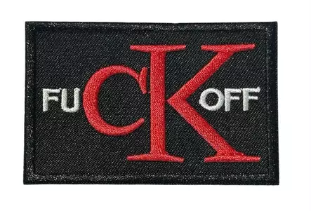 Kangasmerkki fuCK off - Kangasmerkit - K1647 - 1
