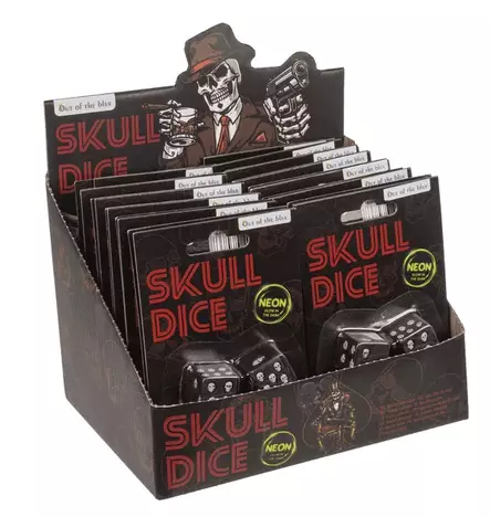 Pääkallonopat 2 kpl - Kallot, Halloweenrekvisiitta - HOR727 - 2